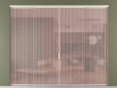 Перегородка Formato внутри проёма 4 створки