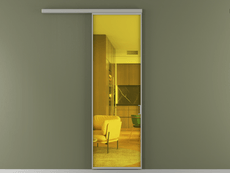 Перегородка Formato вдоль стены 1 створка