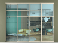 Перегородка Formato внутри проёма телескопик синхро 3